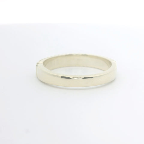 Sylvie 14KY Bar Set Diamond Trio Wedding Ring