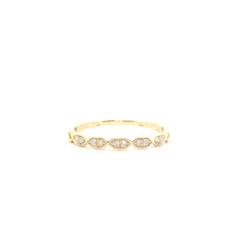 YELLOW GOLD NATURAL DIAMOND FASHION RING 110-06394