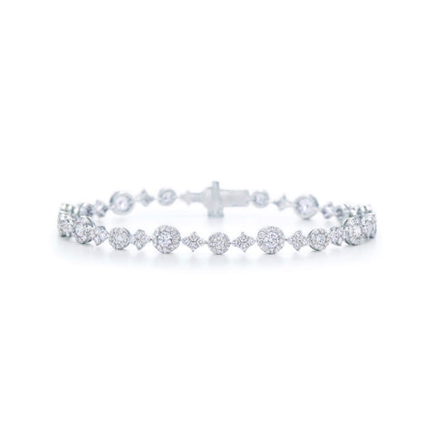 KWIAT 18KT Sunburst Bracelet B-15555-0-DIA-18KW