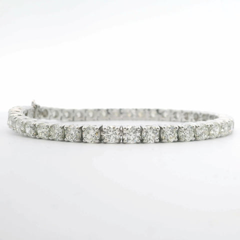 WHITE GOLD DIAMOND TENNIS BRACELET 170-01055