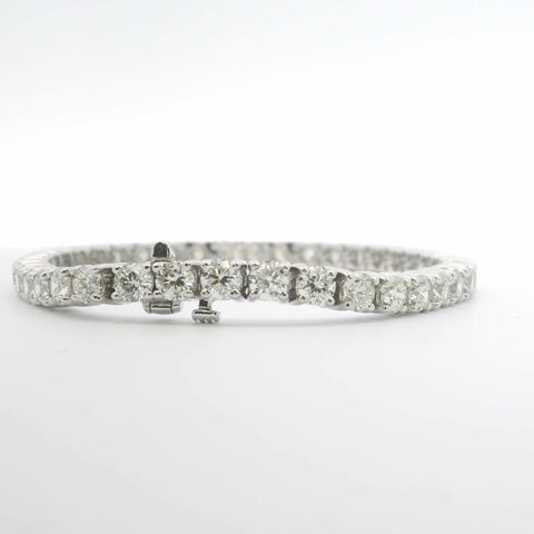 WHITE GOLD DIAMOND TENNIS BRACELET 170-01055
