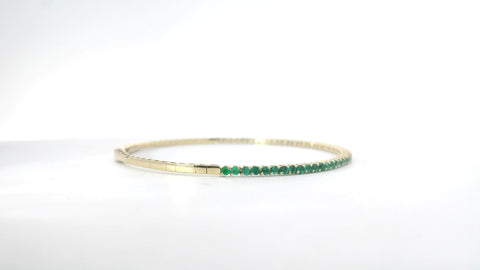 Emerald Bangle Bracelet 241-00043