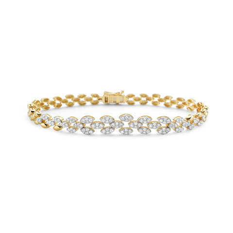 Bassali 14kt Yellow Gold Diamond Bracelet BR16456D