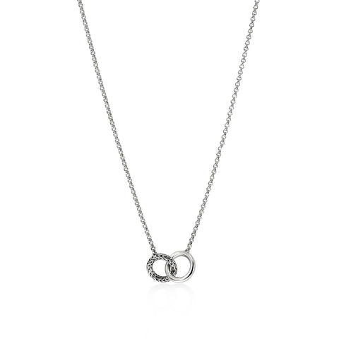 John Hardy Essential Linked Necklace, Sterling Silver, 2MM NB98707