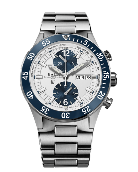 Ball Roadmaster Rescue Chronograph 42mm DC3030C-S1-WH