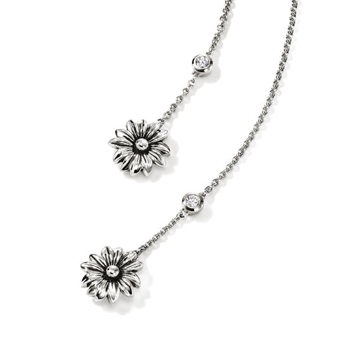 John Hardy Wildflower Drop Chain Earrings, Sterling Silver Billie Eilish and FINNEAS Collaboration EBP430522LGDN