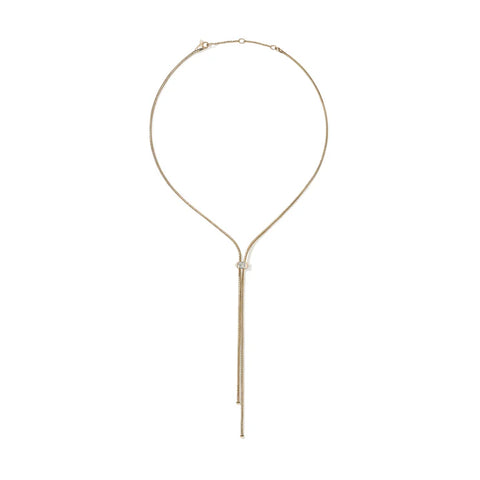 John Hardy Icon Stud Lariat, Gold, Diamonds, 1.8MM NGGX972042DI