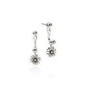 John Hardy Wildflower Drop Earrings, Sterling Silver Billie Eilish and FINNEAS Collaboration EB43074