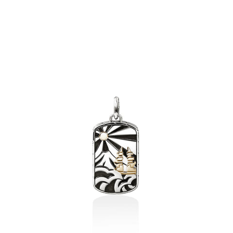 John Hardy Legends Pendant, Gold, Sterling Silver HMZZ98985