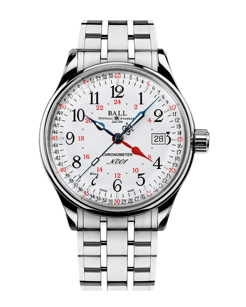 Ball Trainmaster Standard Time GMT (40mm) NM3888D-S5CJ-WH