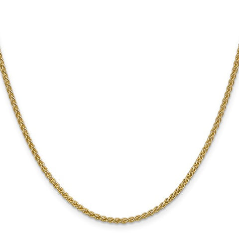 14KT GOLD SPIGA PENDANT CHAIN PEN-160