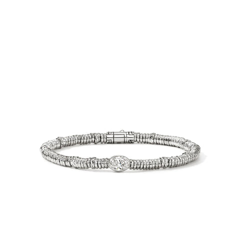 John Hardy JH Lovestruck™ Heishi Bracelet, Diamond, 1.0TCW