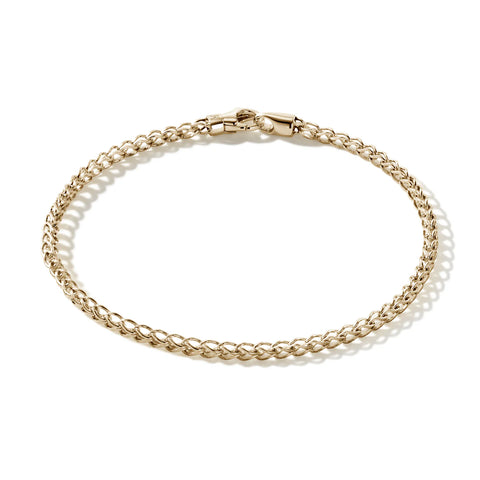 John Hardy Surf Bracelet, Gold, 2.3MM BUGG901139