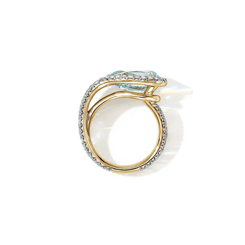 John Hardy Artisan Series Surf Cocktail Ring RGS895261AQDI