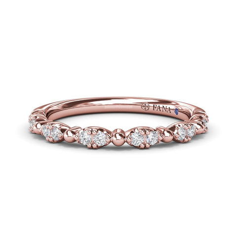 Fana Floating Shared Prong Diamond Band W7503
