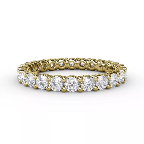 Fana Chunky Shared Prong Eternity Band W6113