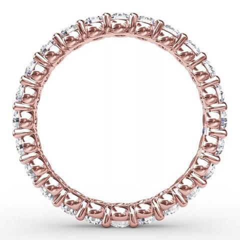 Fana Chunky Shared Prong Eternity Band W6113