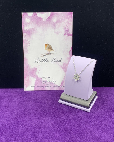 A beautiful diamond flower necklace. - Chalmers Jewelers