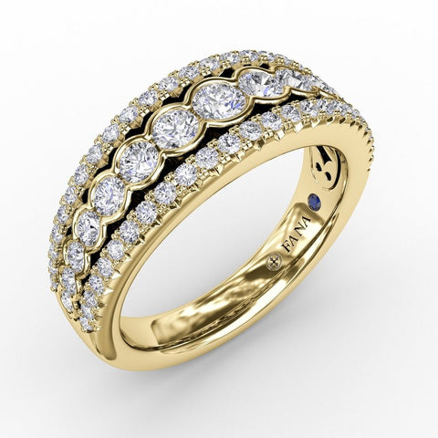 Fana Triple-Row Diamond Band R2013