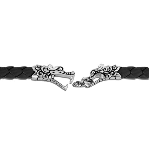 Naga Station Bracelet with Leather - Chalmers Jewelers