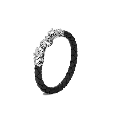 Naga Station Bracelet with Leather - Chalmers Jewelers