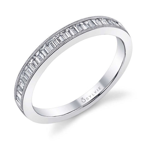 Baguette Wedding Band BSY711 - Chalmers Jewelers