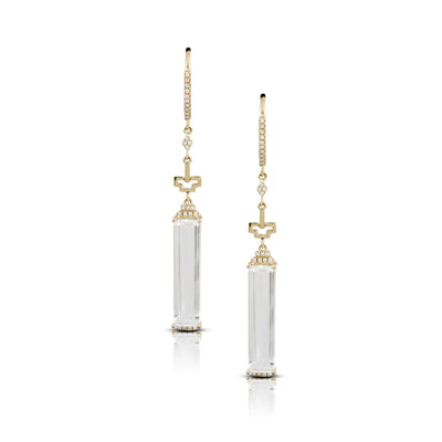 White Topaz Earrings - Chalmers Jewelers
