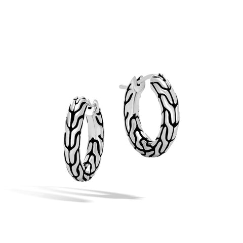 Classic Chain Small Hoop Earring - Chalmers Jewelers