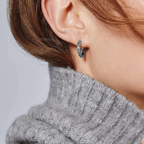 Classic Chain Small Hoop Earring - Chalmers Jewelers