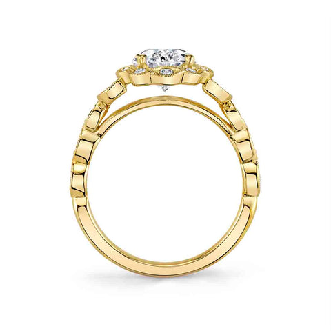 Sylvie FLOWER MARQUISE ENGAGEMENT RING - JORI S1976