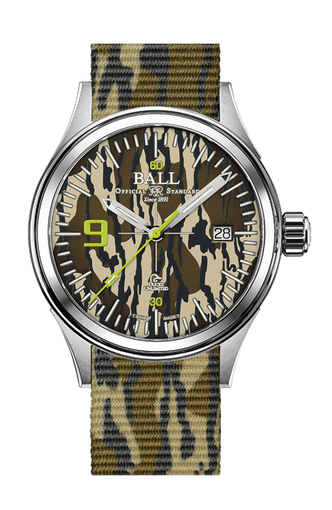 Ball Fireman Ducks Unlimited w/ free NATO strap NM2188C