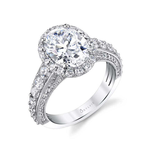 Oval Engagement Ring S1871 - Chalmers Jewelers