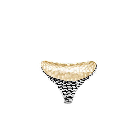 Classic Chain Hammered Saddle Ring - Chalmers Jewelers