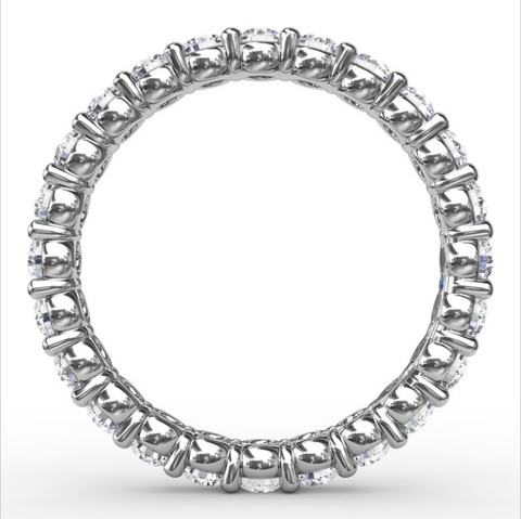 Fana Chunky Shared Prong Eternity Band W6113