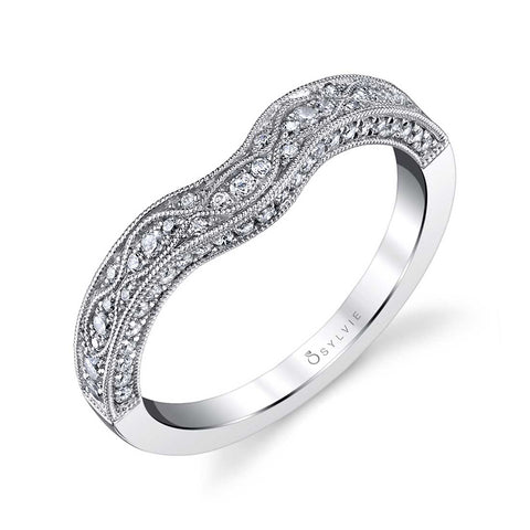 Vintage Inspired Wedding Band BS1317 - Chalmers Jewelers