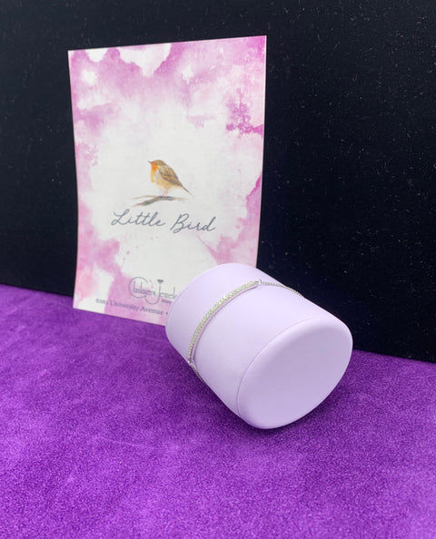 14KT WG Diamond Bolo Style Adjustable Bracelet - Chalmers Jewelers