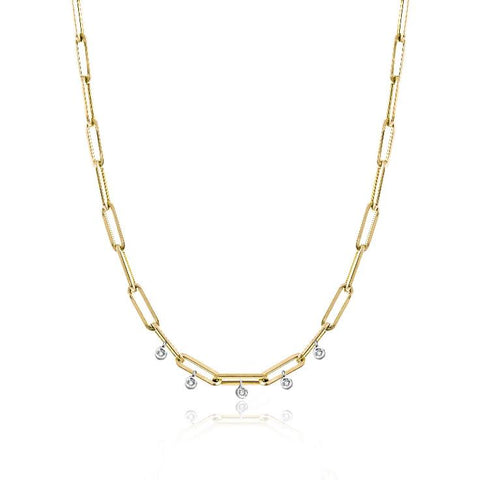 Chunky Chain Diamond Necklace