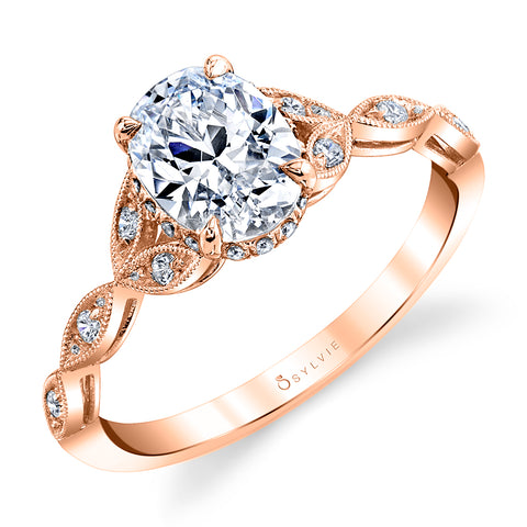 Oval Engagement Ring S2525 - Chalmers Jewelers