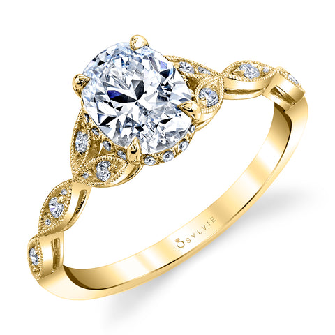 Oval Engagement Ring S2525 - Chalmers Jewelers