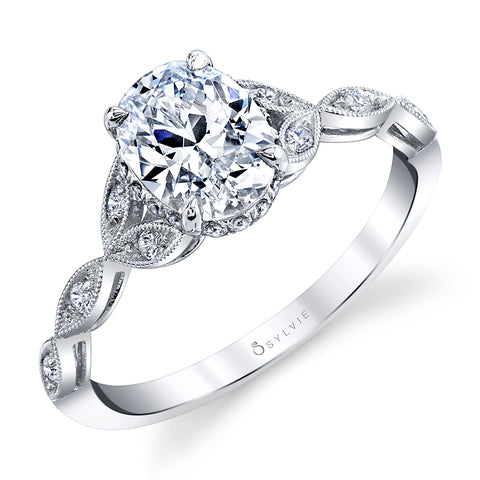Oval Engagement Ring S2525 - Chalmers Jewelers