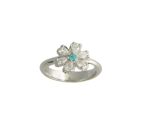 Paraiba Tourmaline & Diamond Custom Ring