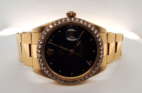 Pre-Owned 14k Rolex Oyster Perpetual Date (34mm) 1503