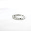 14K White Gold and Natural Diamond Band