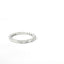 14K White Gold and Diamond Band