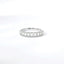 14K White Gold and Baguette Diamond Band