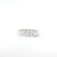 14KT White Gold Oval Diamond Band