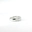 14KT White Gold Oval Diamond Band