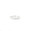 14KT White Gold Oval Diamond Band