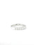 14KT White Gold Oval Diamond Band