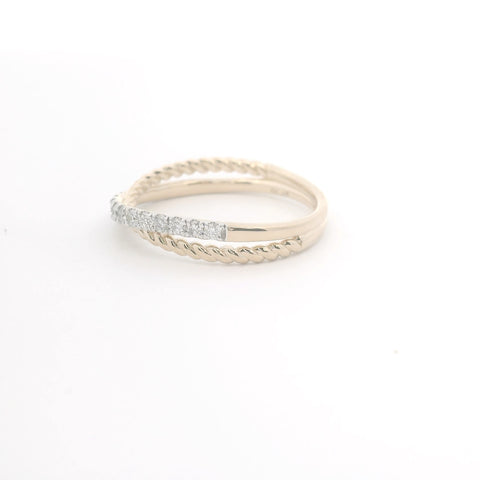 Gold & Natural Diamond Fashion Band